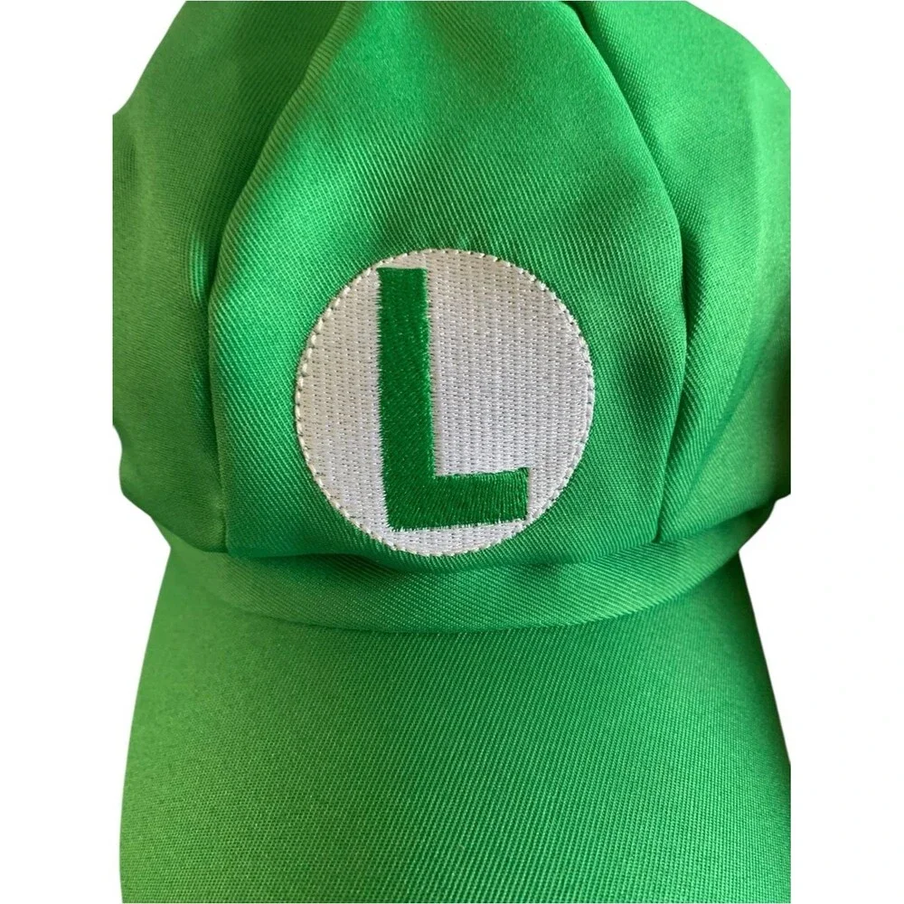 Lot of 2 Mario & Luigi Youth Size Unisex Nylon Caps Unbranded